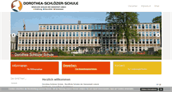 Desktop Screenshot of dorothea-schloezer-schule.de