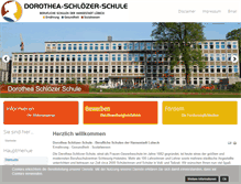 Tablet Screenshot of dorothea-schloezer-schule.de